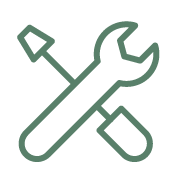 wrench and screw driver icon