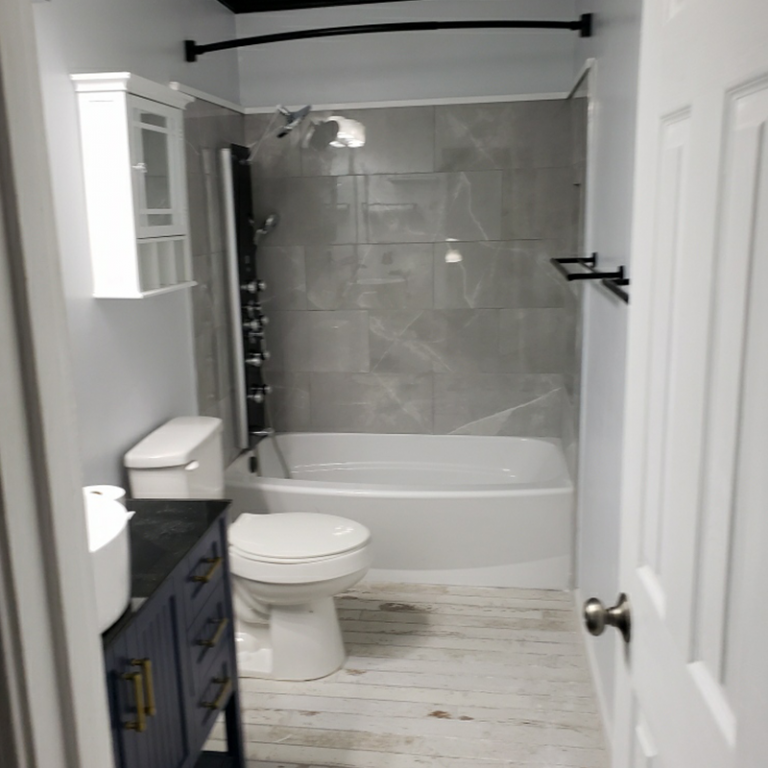 remodeled bathroom